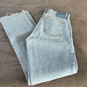 Abercrombie & Fitch mid rise 90s Straight Jeans 25 long curve love